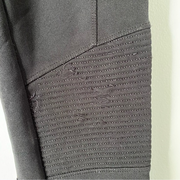 Diesel Black Zipper Moto Pants - Picture 11 of 11